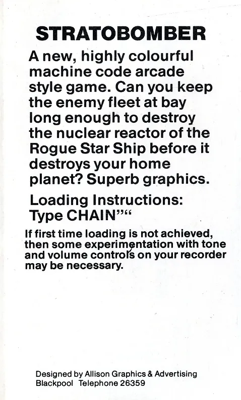 Stratobomber box back