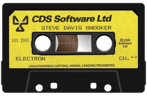 Steve Davis Snooker cart