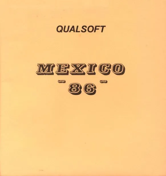 Mexico "86" box art