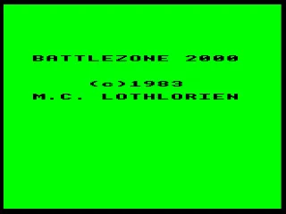 Backdrop artwork for Battlezone 2000