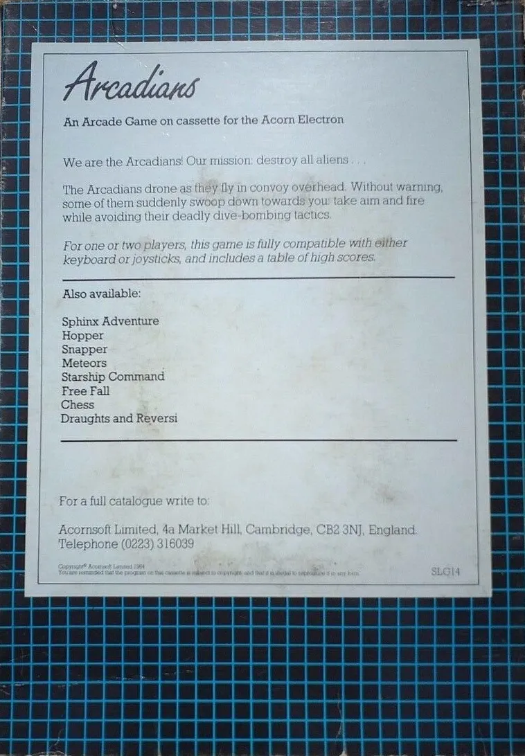 Arcadians box back