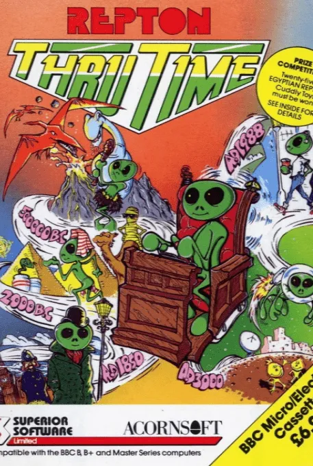 Repton Around the World in 40 Screens box art