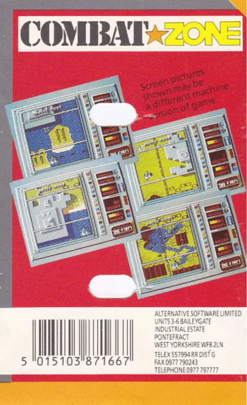 Combat Zone Mentor box back