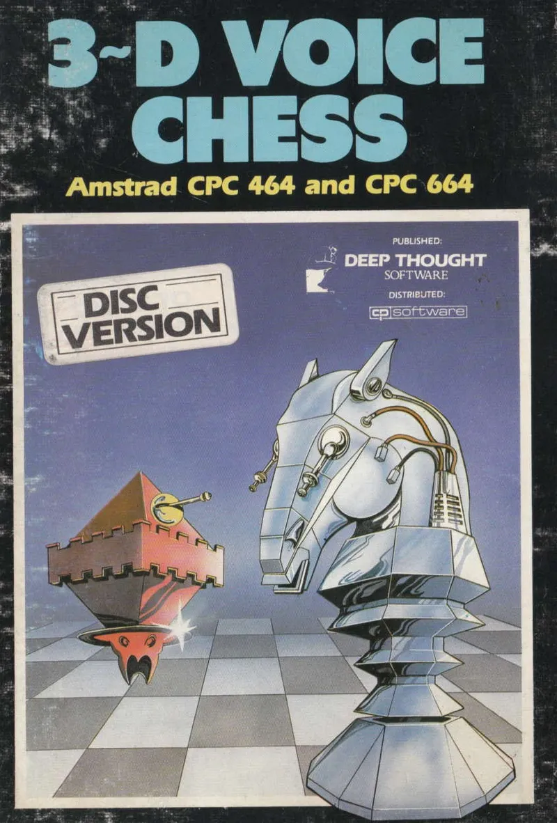 3D Voice Chess cover art for Amstrad CPC