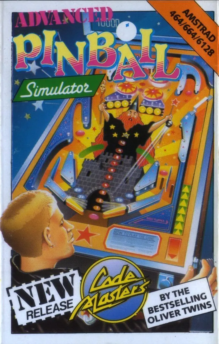 Advanced Pinball Simulator cover art for Amstrad CPC