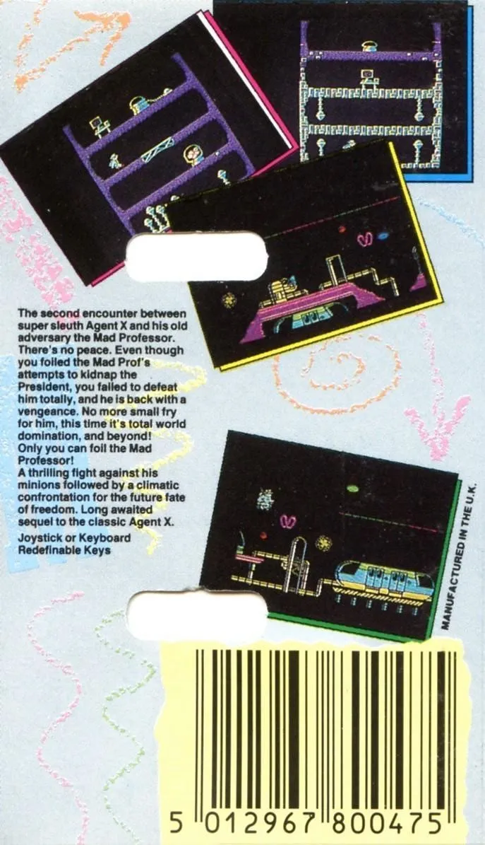 Agent-x ii box back