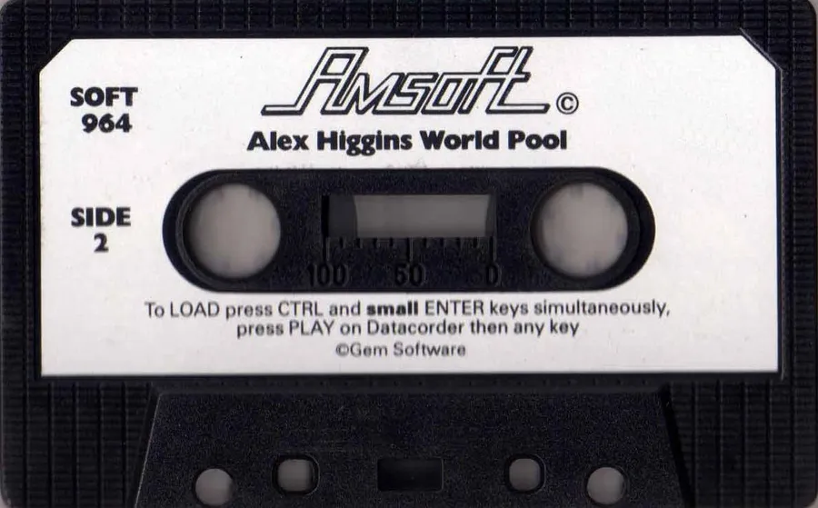 Alex Higgins' World Pool cart
