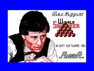Alex Higgins' World Snooker screenshot