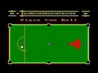 Backdrop artwork for Alex Higgins' World Snooker