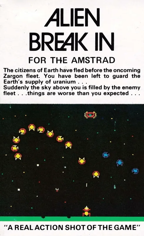 Alien Break-In box back