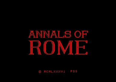 Annals of Rome screenshot