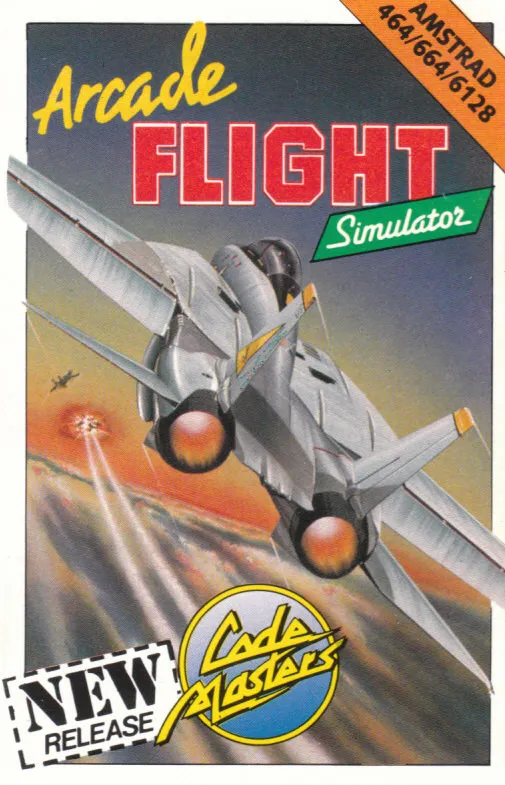 Arcade Flight Simulator cover art for Amstrad CPC