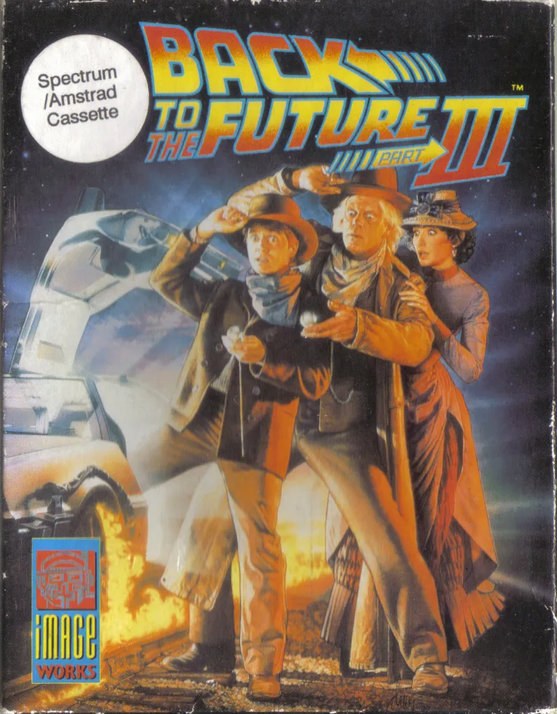 Back to the Future III box art