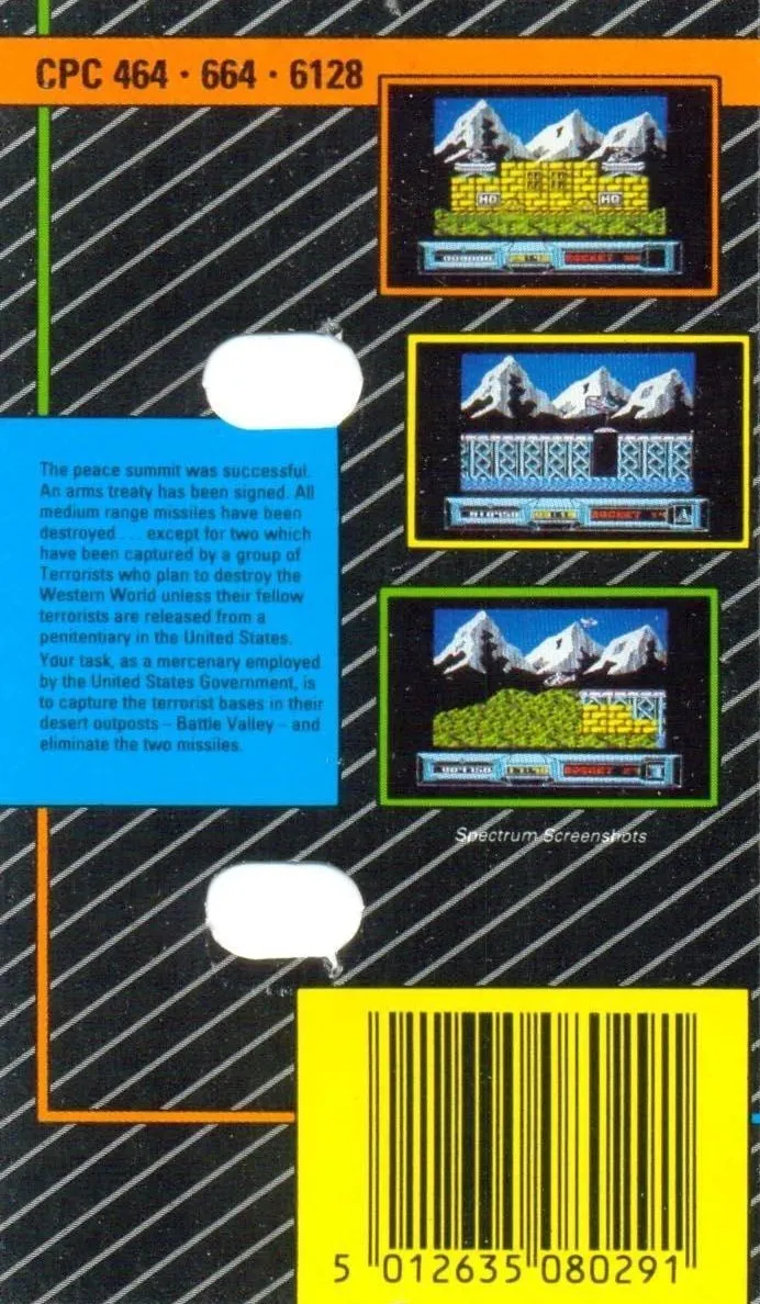 Battle Valley box back