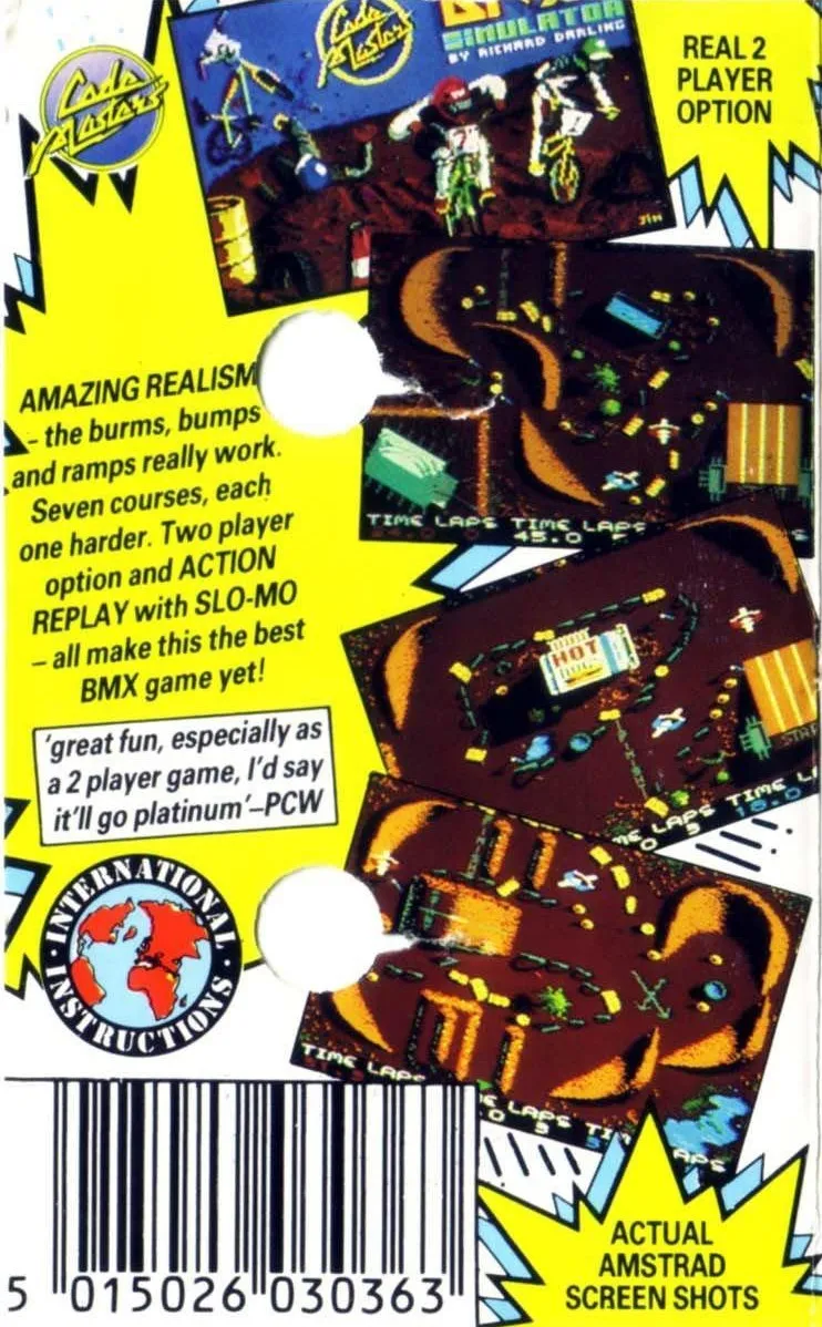 BMX Simulator box back