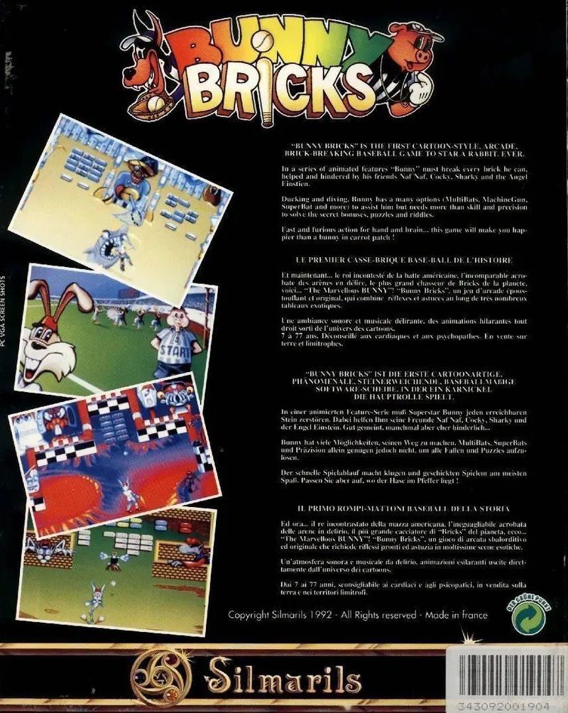 Bunny Bricks box back