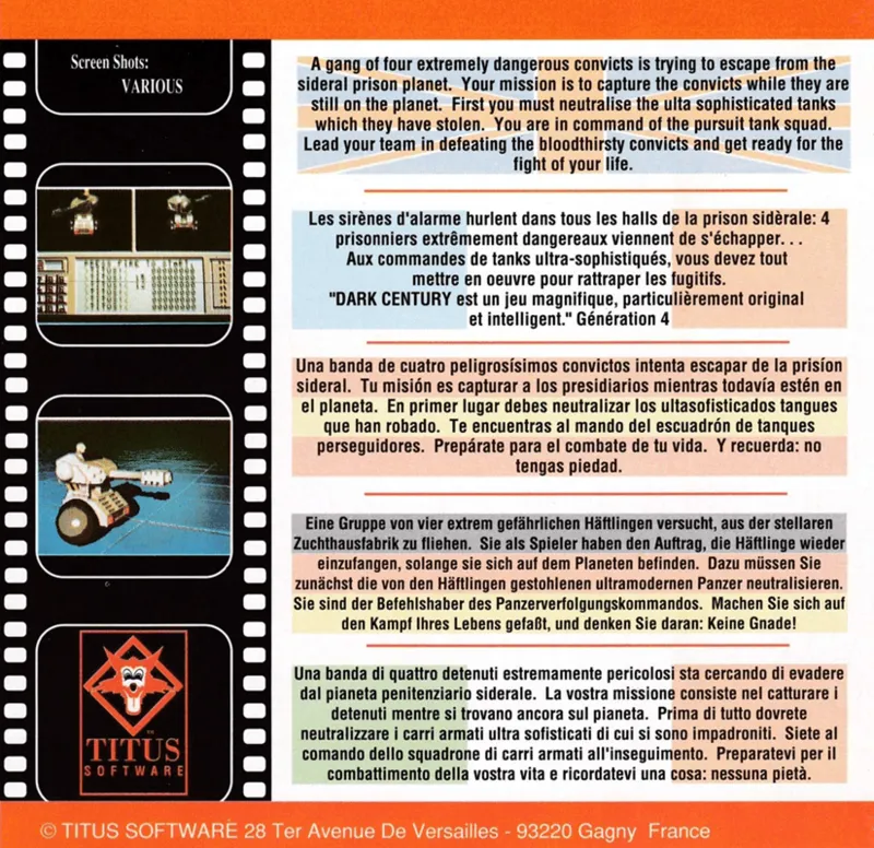 Dark Century box back