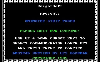 Backdrop artwork for Animated Strip Poker