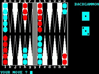 Backdrop artwork for Backgammon