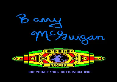 Barry Mc Guigan's Boxing screenshot