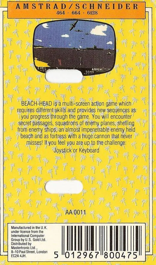 Beach-Head box back