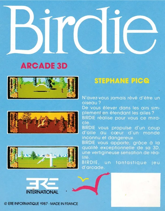 Birdie box back