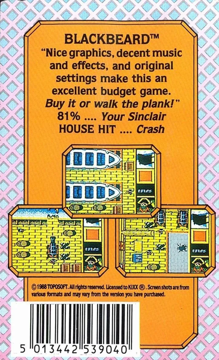 Black Beard box back