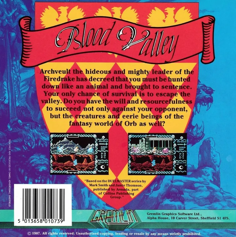 Blood Valley box back