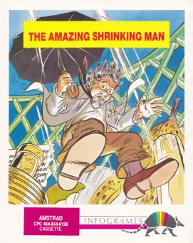Amazing Shrinking Man cover art for Amstrad CPC