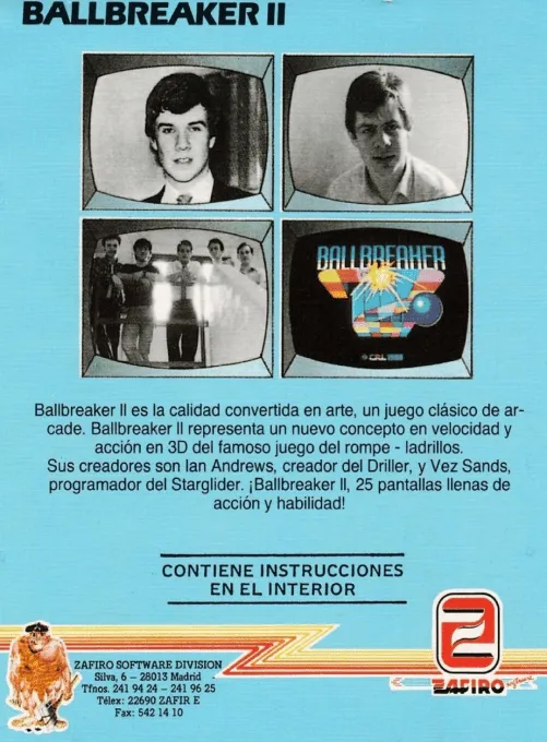 Ball Breaker II box back