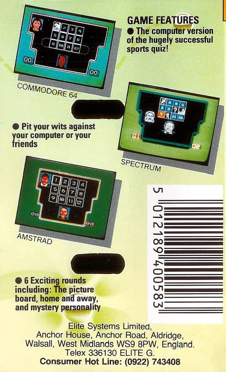 A Question of Sport box back