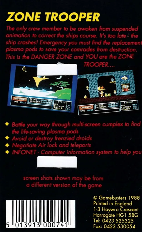Zone Trooper box back