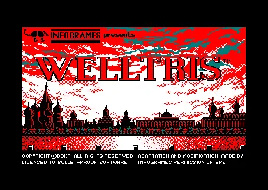 Welltris screenshot