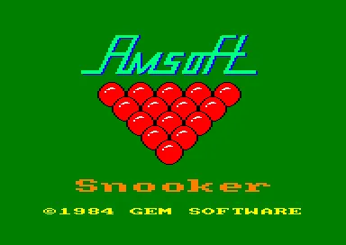 Snooker screenshot