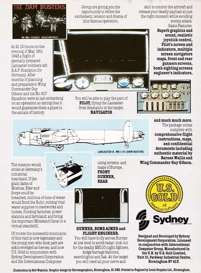 The Dam Busters box back