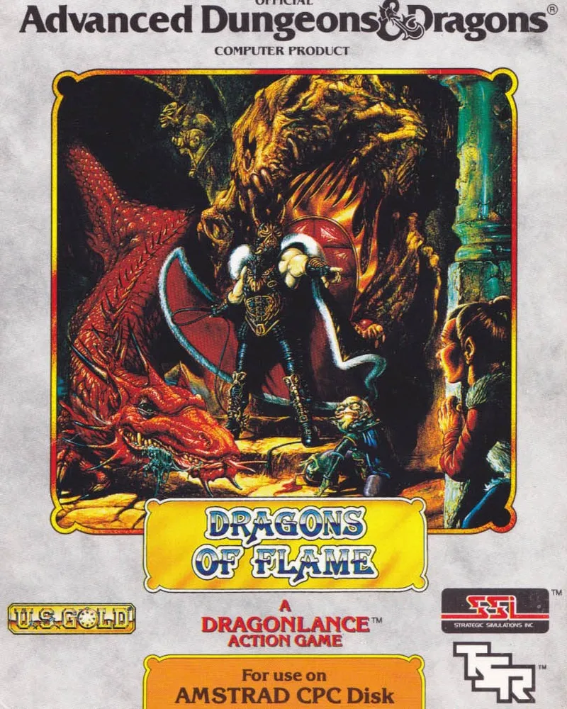 Dragons of Flame box art