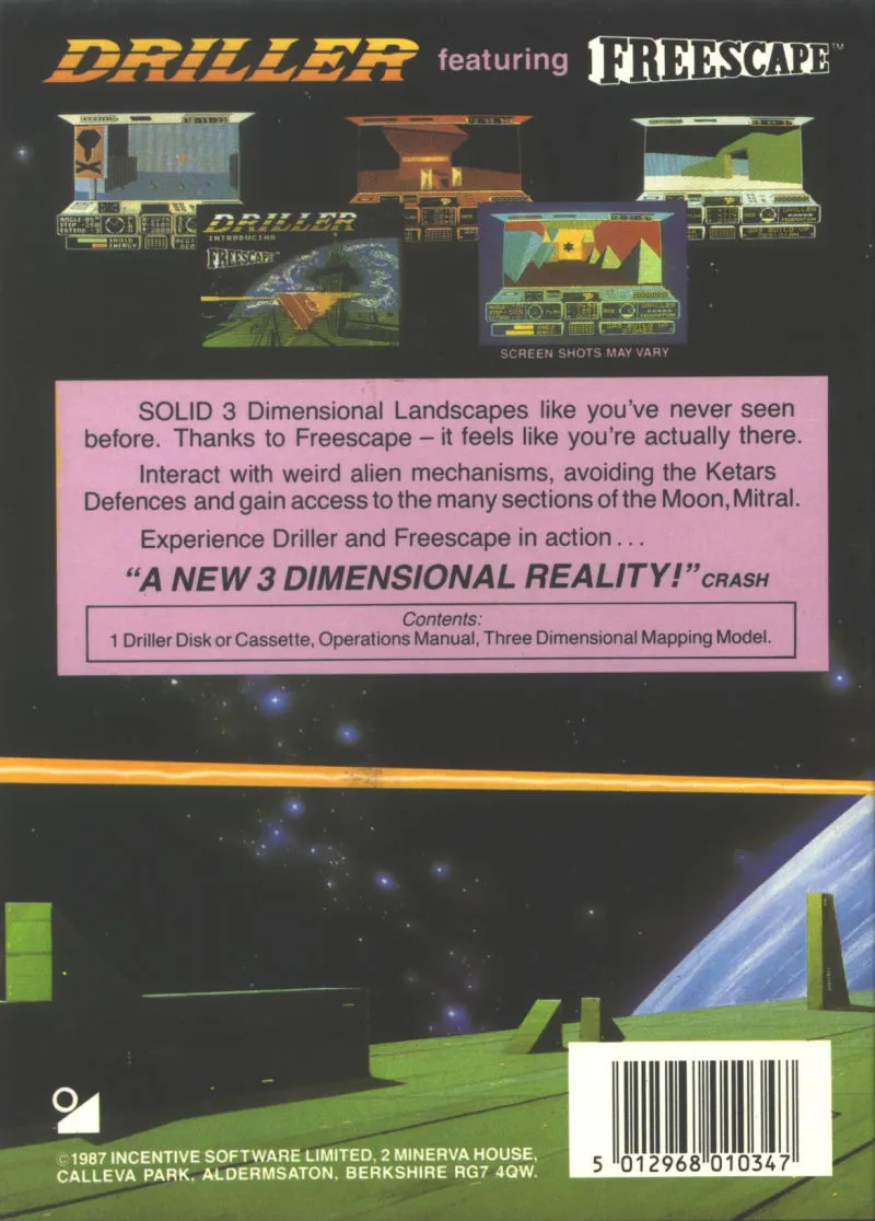 Driller box back