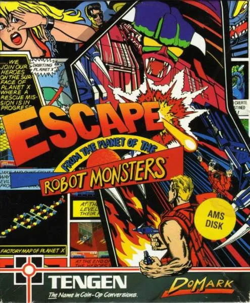 Escape from the Planet of the Robot Monsters box art