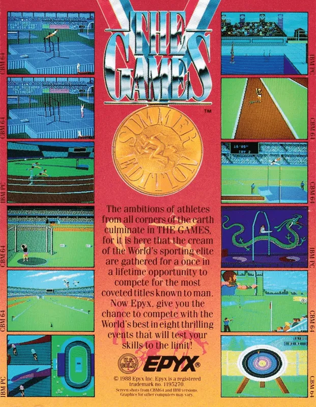 The Games: Summer Edition box back