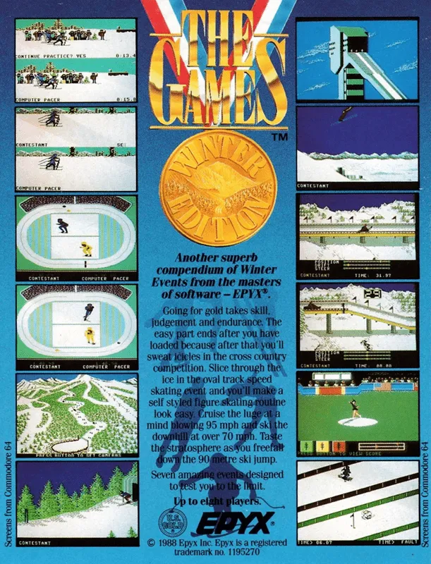 The Games: Winter Edition box back