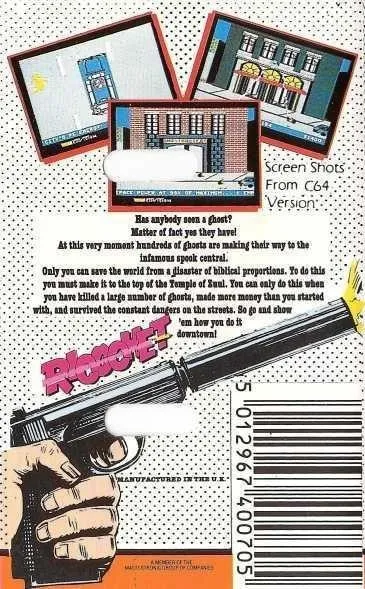 Ghostbusters box back