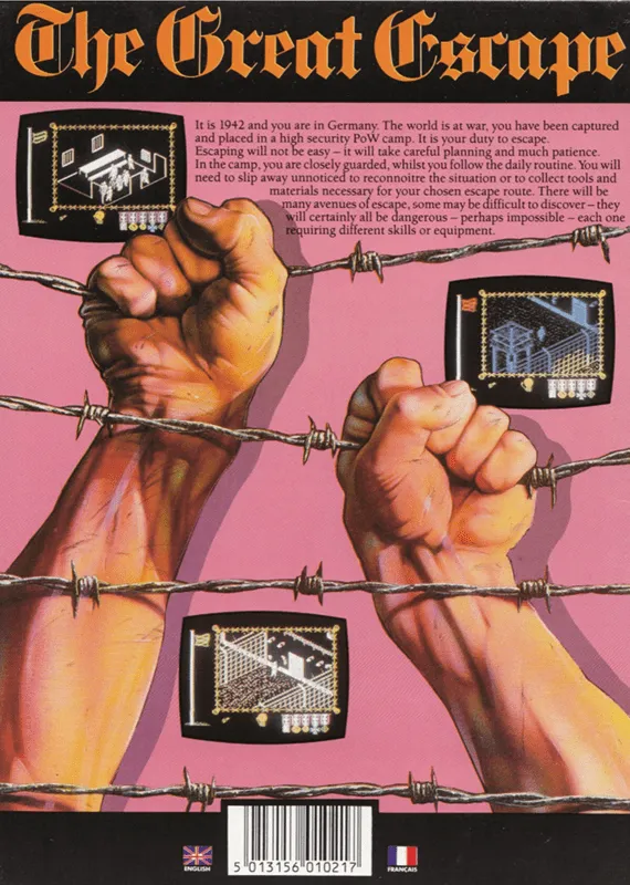 The Great Escape box back