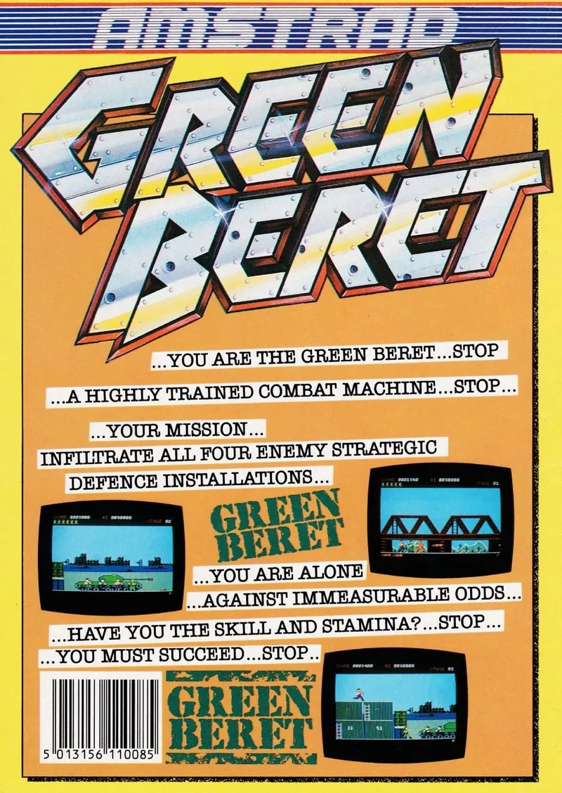 Green Beret box back