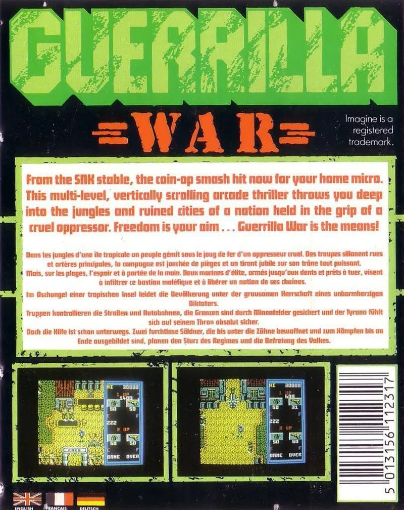Guerrilla War box back