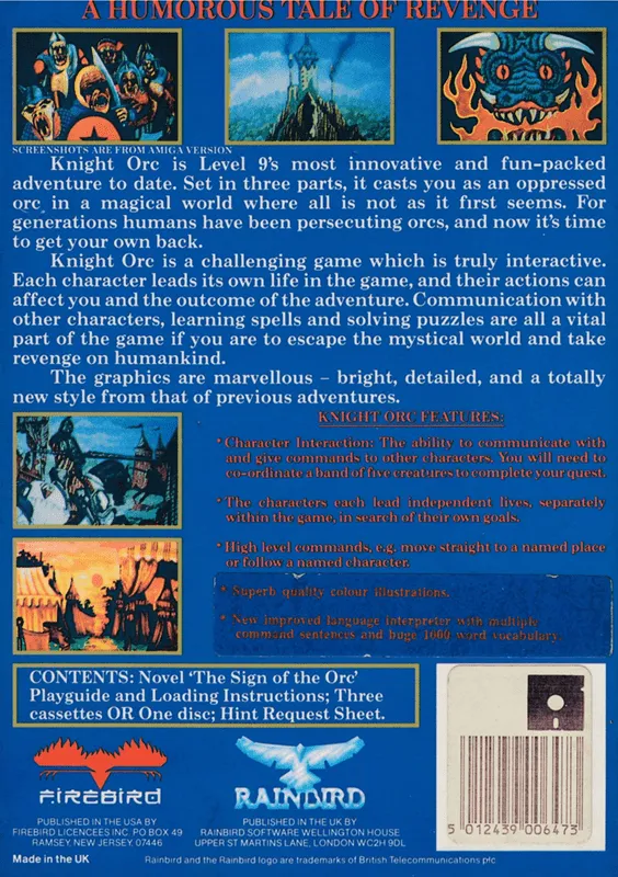 Knight Orc box back