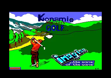 Konami's Golf screenshot