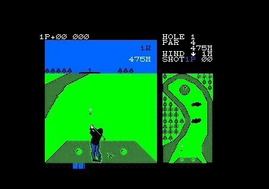 Backdrop artwork for Konami's Golf