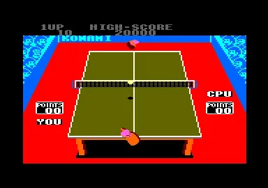 Backdrop artwork for Konami's Ping Pong
