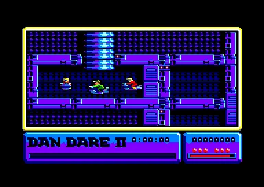 Backdrop artwork for Dan Dare II: Mekon's Revenge