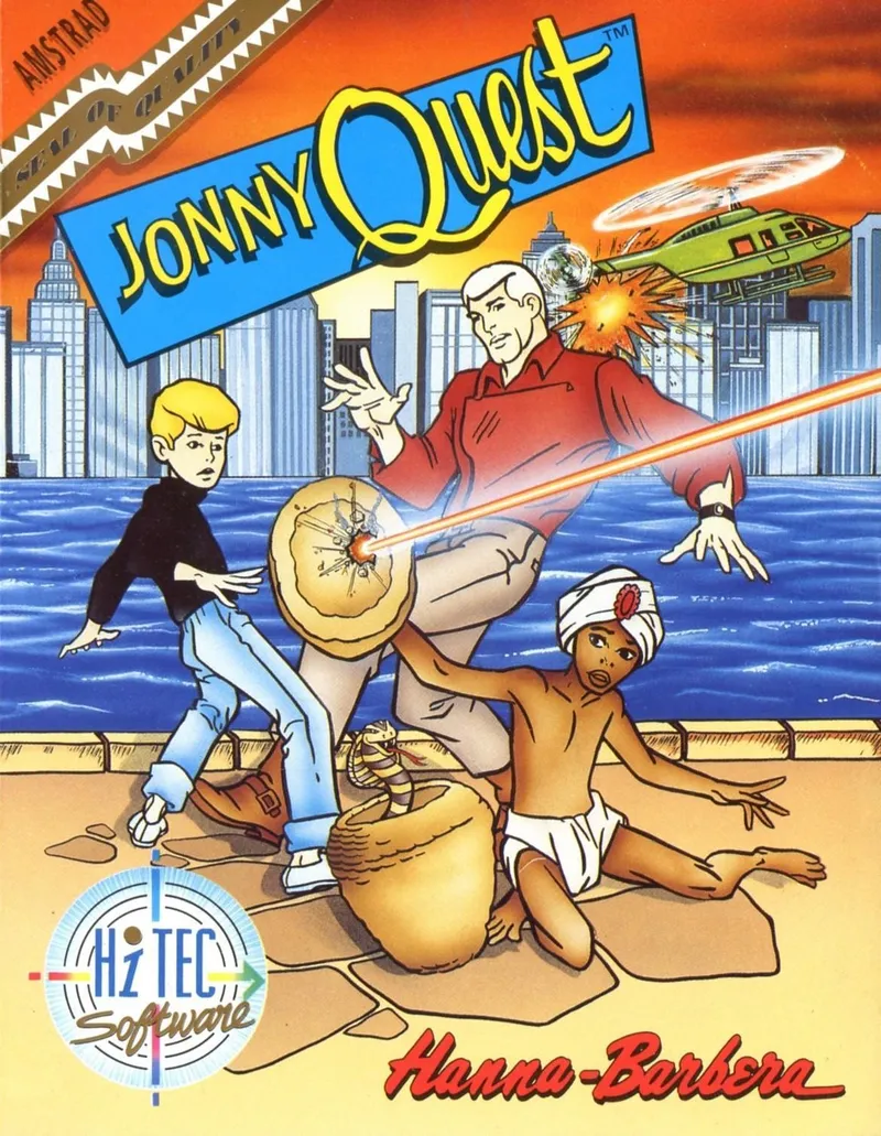 Jonny Quest in Doctor Zin's Underworld box art